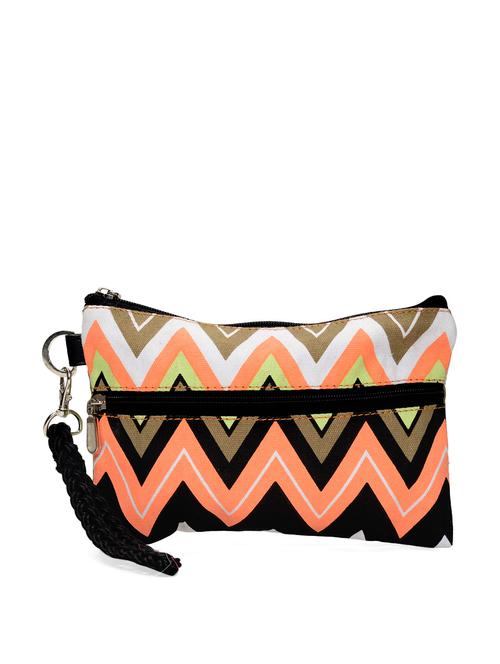neon clutch clutch with chevron print - 87722 - Very Small Image - 1