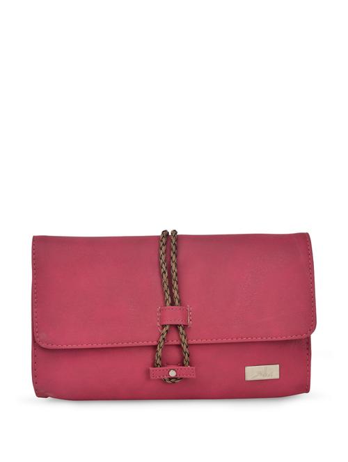 pink leatherette clutch - 888195 - Very Small Image - 1
