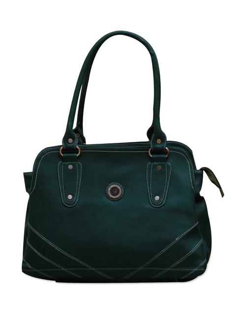 olive green leatherette handbag - 888452 - Very Small Image - 1