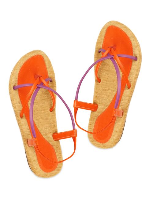 Red and purple strappy sandals - 893679 - Very Small Image - 1