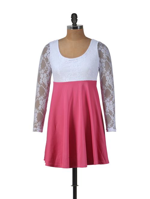 pink and white lacy dress - 896511 - Very Small Image - 1
