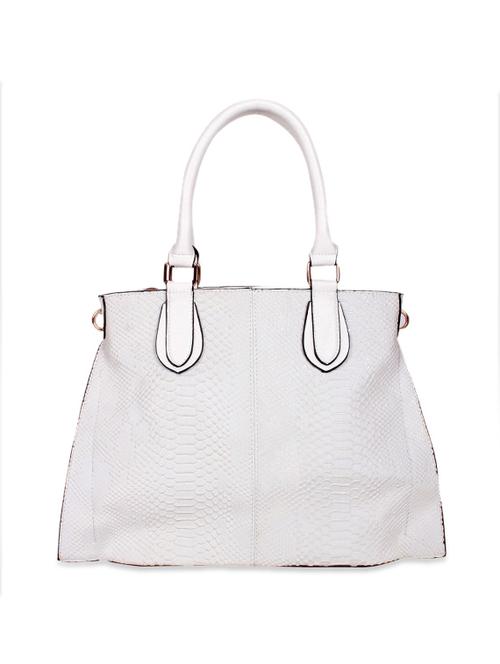 White snake skin patterned handbag - 897295 - Very Small Image - 1