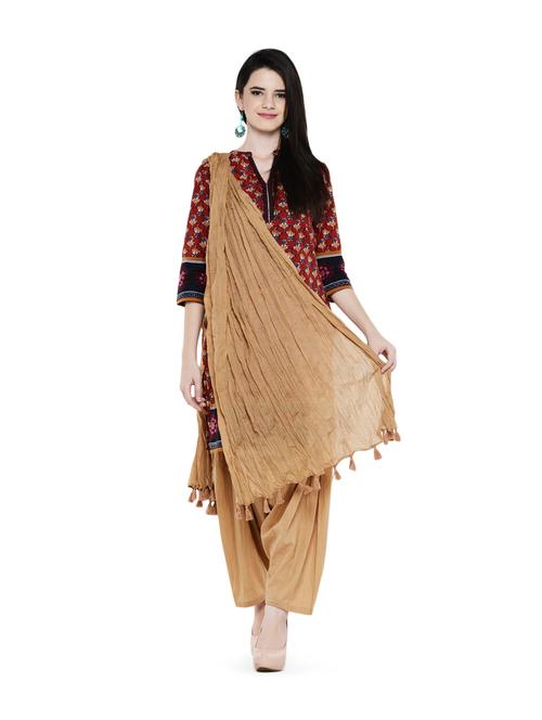 brown patiala for kurtas - 897347 - Very Small Image - 1