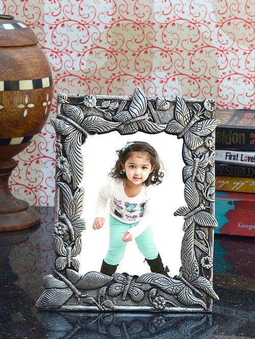 nature inspired silver photo frame - 900200 - Very Small Image - 1