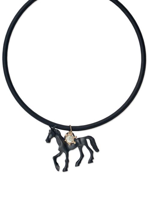black horse acrylic choker - 902466 - Very Small Image - 1