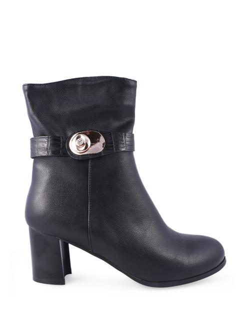 black boots with metallic buckle closure - 903364 - Very Small Image - 1