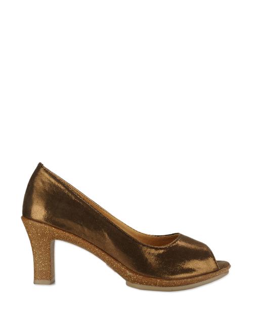 Copper Peep-Toe Heels - 905802 - Very Small Image - 1