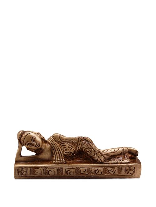 brass buddha reclining statue - 908712 - Very Small Image - 1