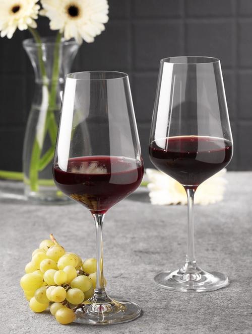 bohemia crystal sandra wine glass (350 ml) set of 6 pcs - 910028 - Very Small Image - 1