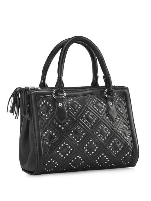 stylish metallic black handbag - 910243 - Very Small Image - 1