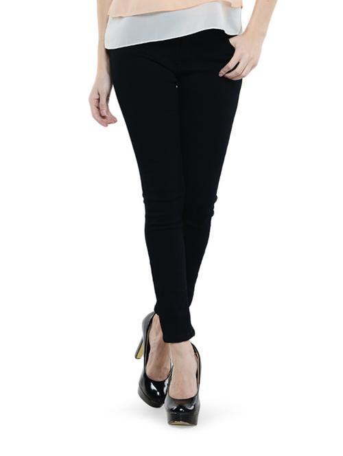 Ankle Length Black Jeggings - 914336 - Very Small Image - 1