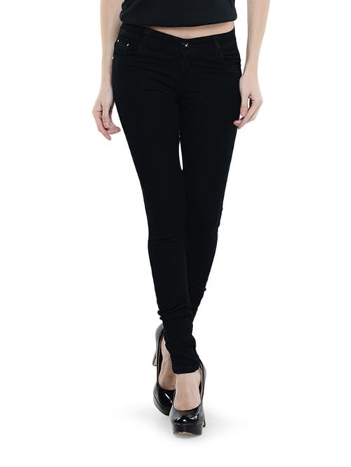 Strechable Regular Black Jeans - 914348 - Very Small Image - 1