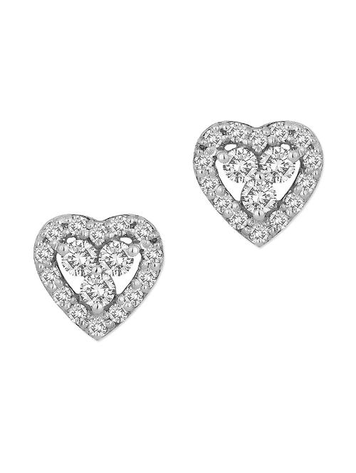 sterling silver stud earrings with swarovski crystals - 917855 - Very Small Image - 1
