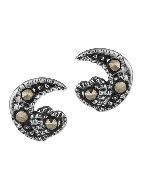 delicate silver stud earrings - 918196 - Very Small Image - 1