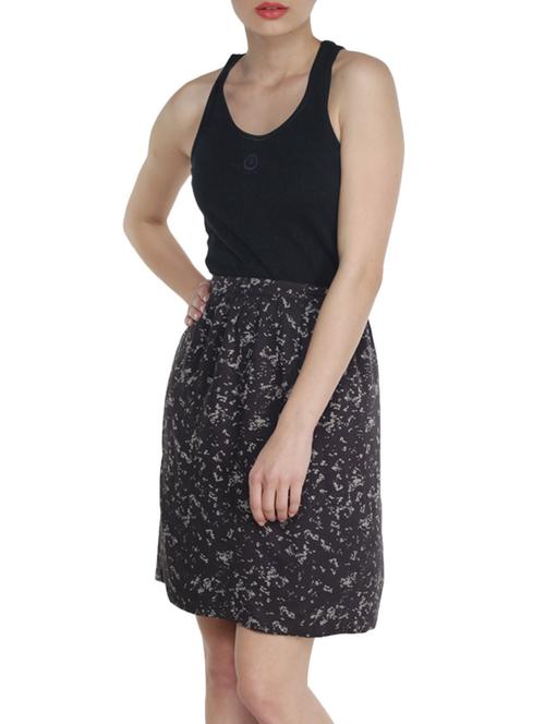 black and grey printed mini skirt - 919948 - Very Small Image - 1