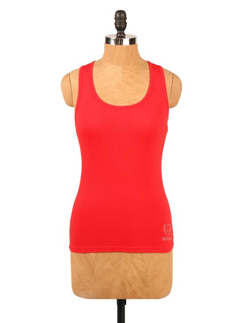 red racer back tee - 920705 - Very Small Image - 1
