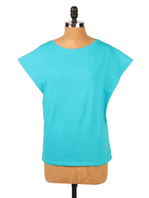 solid turquoise oversized top - 920733 - Very Small Image - 1