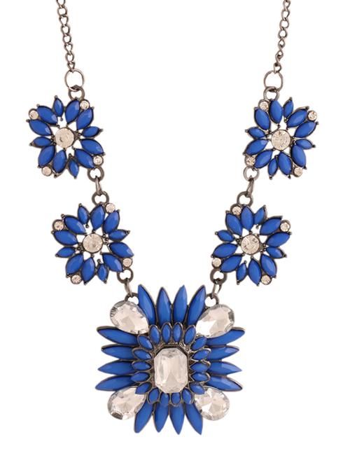 trendy blue necklace - 923617 - Very Small Image - 1