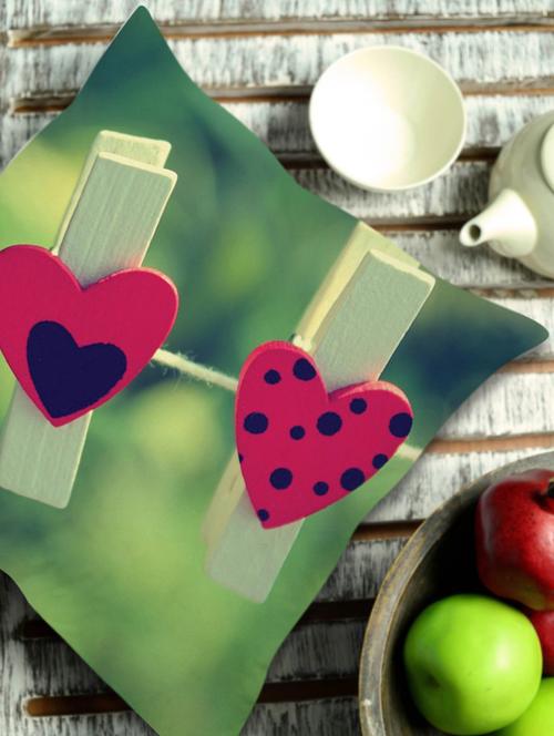heart clips cushion cover - 929975 - Very Small Image - 1