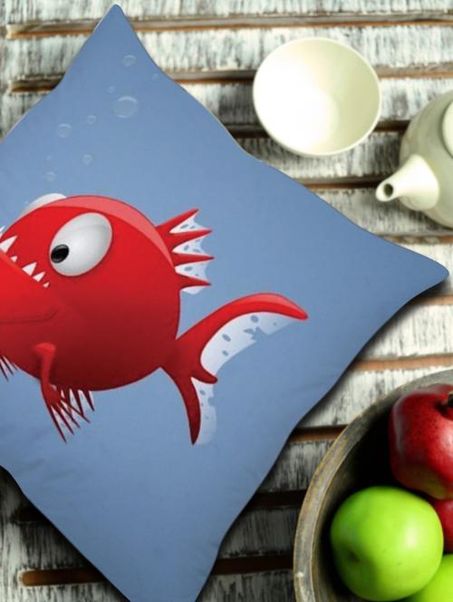 cute piranha cushion cover - 930082 - Very Small Image - 1