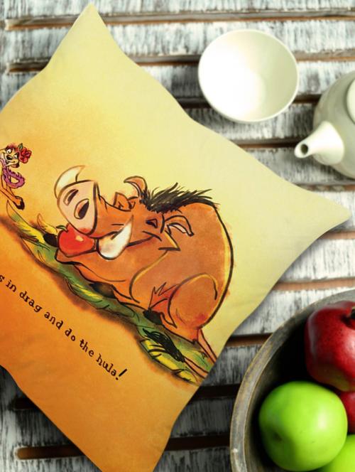 timon and pumba cushion cover - 930169 - Very Small Image - 1