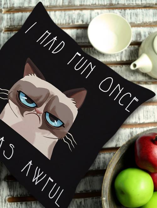 awful cat cushion cover - 930198 - Very Small Image - 1
