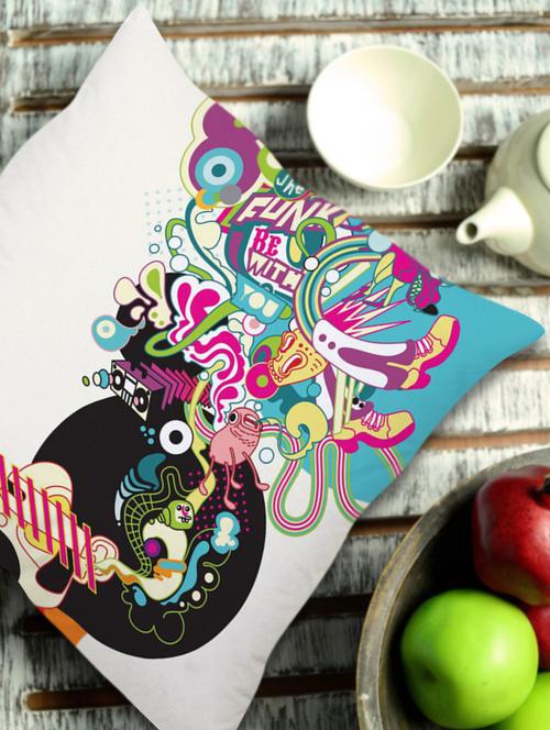 graffiti art cushion cover - 930214 - Very Small Image - 1