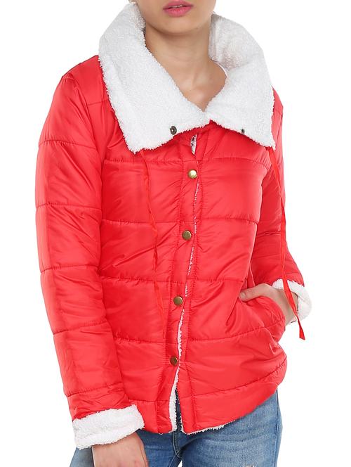 red jacket with white collar - 931902 - Very Small Image - 1