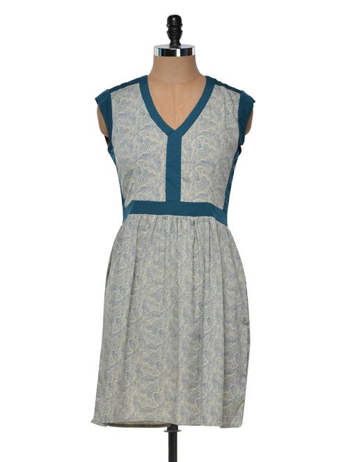 Grey Printed Dress - 934107 - Very Small Image - 1