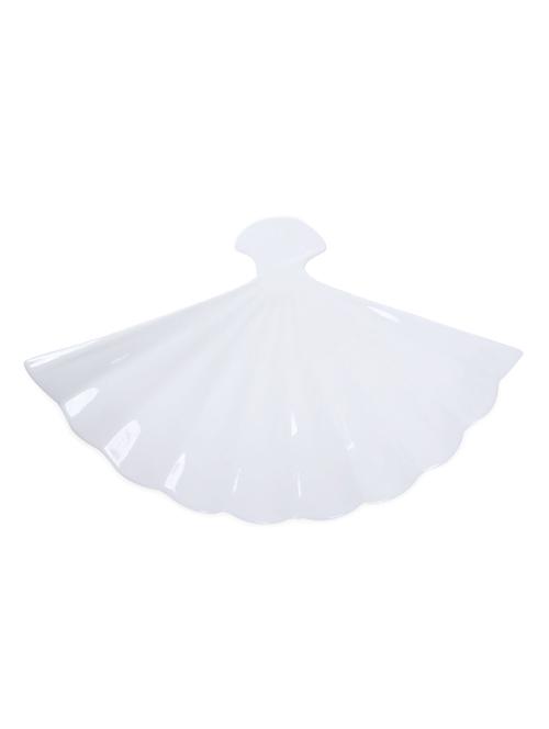 white fan patterned plate - 935453 - Very Small Image - 1