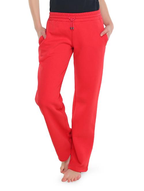 solid red straight fit track pants - 936256 - Very Small Image - 1