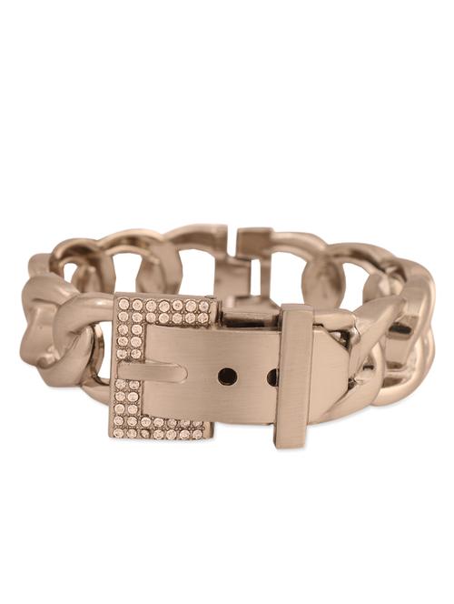 silver chain patterned embellished bracelet - 937817 - Very Small Image - 1