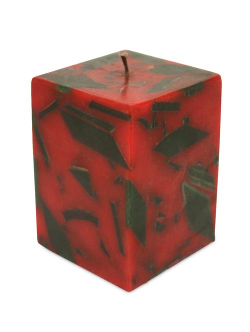 multicolor wax pillar candle - 939867 - Very Small Image - 1