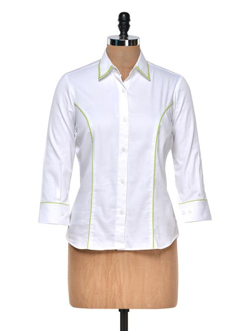 white casual shirt - 940264 - Very Small Image - 1