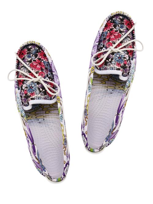 White Floral Loafers - 940417 - Very Small Image - 1