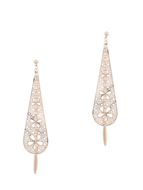 silver floral studded earrings - 946810 - Very Small Image - 1