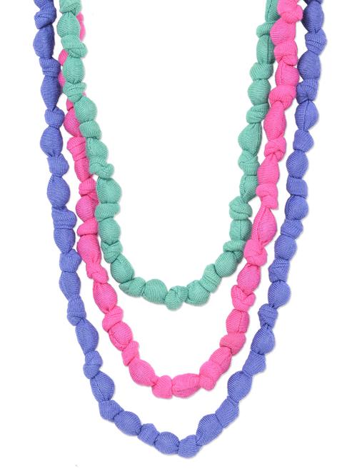 colour knots tiered necklace - 951420 - Very Small Image - 1
