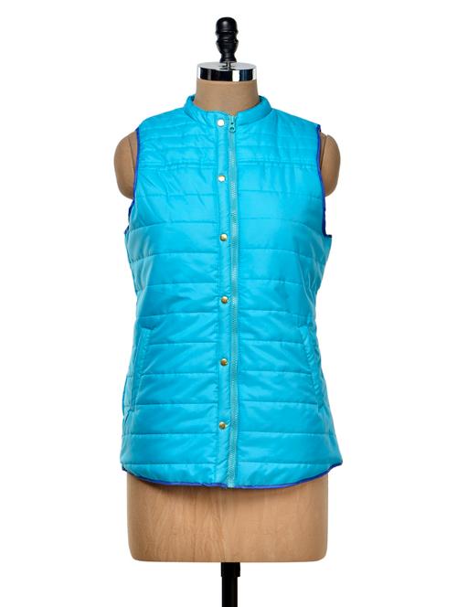 Blue sleeveless jacket - 951438 - Very Small Image - 1