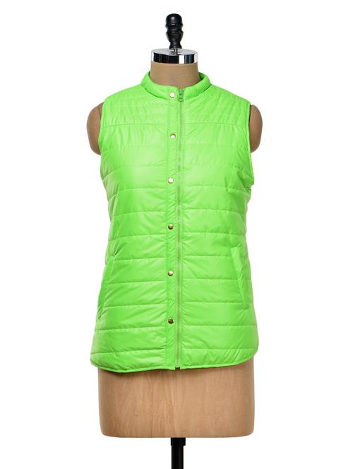 neon green sleeveless jacket - 951439 - Very Small Image - 1