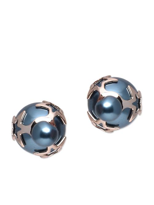 blue embellished earrings - 9543151 - Very Small Image - 1
