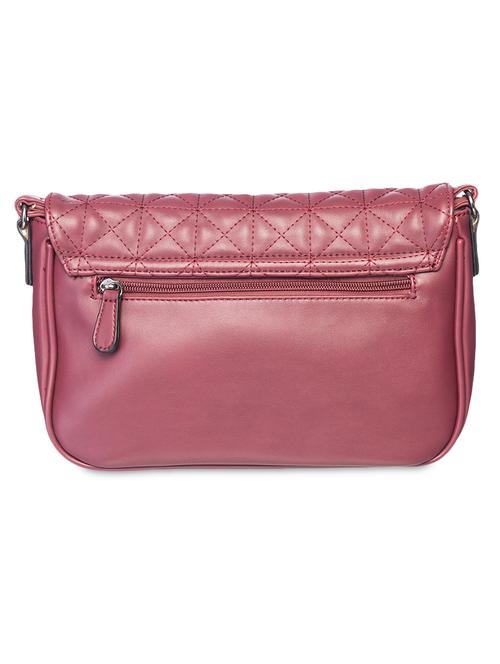 plum textured leatherette clutch - 9545941 - Very Small Image - 1