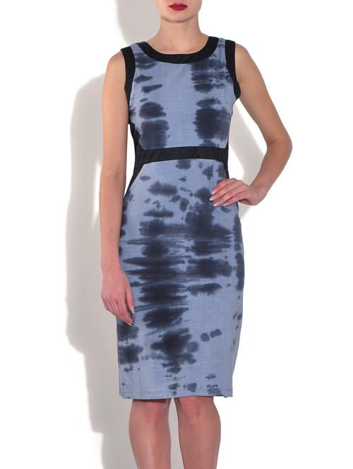 grey printed dress - 9546723 - Very Small Image - 1