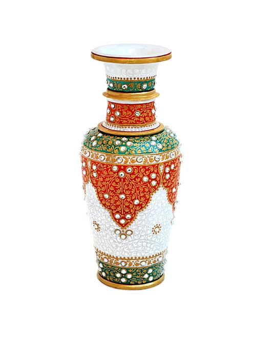 white marble flower vase - 954705 - Very Small Image - 1
