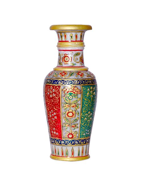 white marble flower vase - 954707 - Very Small Image - 1
