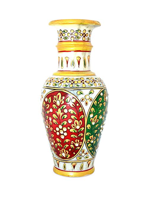 white marble flower vase - 954721 - Very Small Image - 1