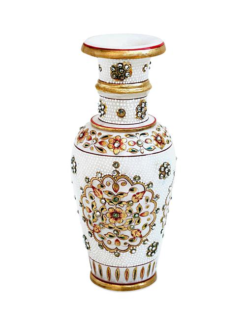 white marble flower vase - 954725 - Very Small Image - 1