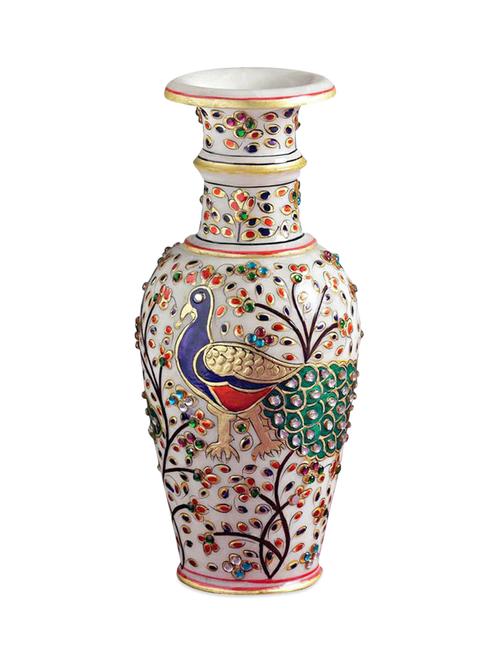 white marble flower vase - 954726 - Very Small Image - 1