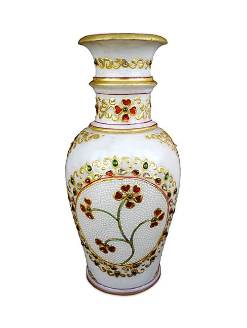 white marble flower vase - 954771 - Very Small Image - 1