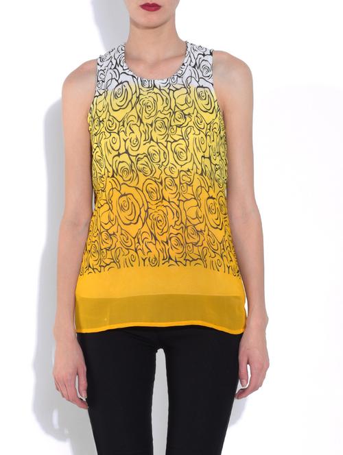 yellow sleeveless top - 9553244 - Very Small Image - 1
