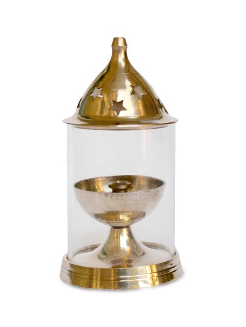 gold brass udupi jyot - 9556177 - Very Small Image - 1